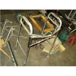 ALUMINUM FOLDING WALKER