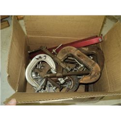 BOX: ASST C-CLAMPS