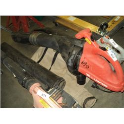 BLACK & DECKER ELECTRIC LEAF HOG YARD VAC