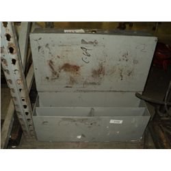 SMALL METAL FOREMAN DESK--NO LEGS