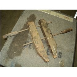 OLD WOODEN FURNITURE CLAMP