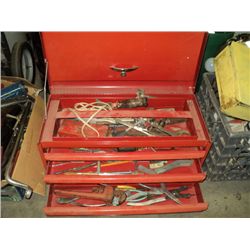 RED TOOL BOX: MIXED TOOLS