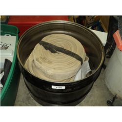 15 GALLON DRUM: FIRE HOSE