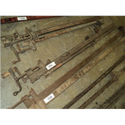 LOT: 2 BAR & PIPE FURNITURE CLAMPS