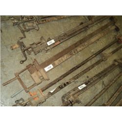 LOT: 2 BAR & PIPE FURNITURE CLAMPS