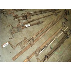LOT: 2 BAR & PIPE FURNITURE CLAMPS