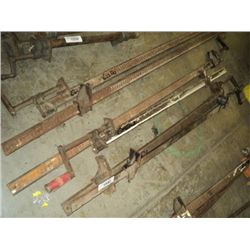 LOT: 2 BAR & PIPE FURNITURE CLAMPS