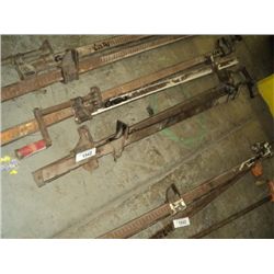 LOT: 2 BAR & PIPE FURNITURE CLAMPS