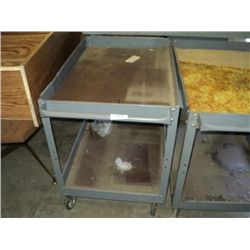 4-WHEELED METAL SHOP CART