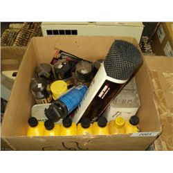 BOX: OIL, SPRAY FOAM, TOOL OIL