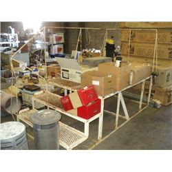 WHITE CUSTOM METAL HOUSE STAIRS