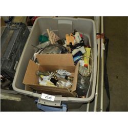 LOT: PIPE FITTINGS, LIGHTS & MISC SHOP SUPPLIES