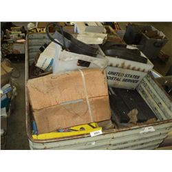 METAL TUB: MACHINE HARD WARE (CONTENTS ONLY!)