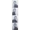 Image 1 : ANDY WARHOL (American, 1928-1987) GERARD MALANGA signed by Malanga "Gerard Malanga 1964" in ink on v