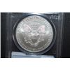Image 2 : 2008 US Silver American Eagle $1; 1 Oz. Fine Silve4r; PCGS Graded MS69; EST. $55-70