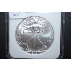 2010 US Silver American Eagle $1 Early Releases; 1 Oz. Fine Silver; NGC Graded MS69; EST. $55-70