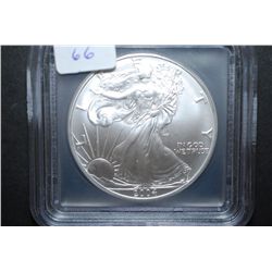 2004 US Silver American Eagle $1; 1 Oz. Fine Silver; ICG Graded MS70; EST. $55-70