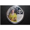Image 1 : 2012 Australia $1 Diamond Jubilee H.M. Queen Elizabath II Colorized Silver Foreign Coin In Display B