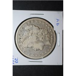 1891-CC US Silver Morgan $1; EST. $80-100