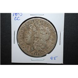 1893-CC US Silver Morgan $1; EST. $175-200