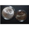Image 1 : 1992-D US Olympic Baseball Player Commemorative $1; UNC & 1992-P US Olympic Gymnast Commemorative Ha