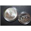 Image 2 : 1986-S US Liberty Commemorative Two-Coin Proof Set In Velvet Box; Ellis Island $1 & Nation Of Immigr