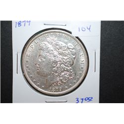 1879 US Silver Morgan $1; EST. $35-45