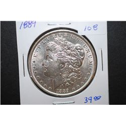 1889 US Silver Morgan $1; EST. $35-45