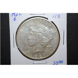 1922-S US Peace $1; EST. $35-45