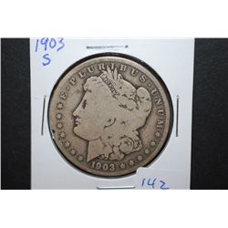 1903-S US Silver Morgan $1; EST. $70-90