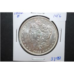 1882-O US Silver Morgan $1; EST. $35-45