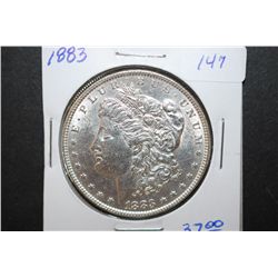 1883 US Silver Morgan $1; EST. $35-45