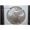 Image 1 : 2011 US Silver American Eagle $1 Early Releases 25th Anniversary; 1 Oz. Fine Silver; NGC Graded MS70