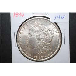 1896 US Silver Morgan $1; EST. $30-40