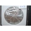 Image 1 : 2010 US Silver American Eagle $1 Early Releases; 1 Oz. Fine Silver; NGC Graded MS69; EST. $55-70