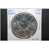 Image 1 : 2011 Canada $5 "Maple Leaf" Silver Foreign Coin; 9999 Fine Silver 1 Oz.; EST. $40-50