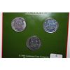 Image 2 : 1943 Wartime Steel Cents Coin Collection With History In Display Folder; Lot of 3 Coins; EST. $3-6