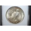 Image 2 : 1922 US Peace $1; NGC Graded MS63; EST. $50-65