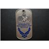 Image 1 : 2006 Military Challenge Medal (Dog Tag Style) Dedicated To Those Who Carry The Load; CMSGT Kevin J I
