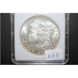 1901-O US Silver Morgan $1; MCPCG Graded MS61; EST. $50-70