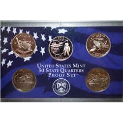 2002-S US Mint State Quarter Proof Set With COA Included; EST. $5-10