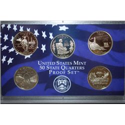 2003-S US Mint State Quarter Proof Set With COA Included; EST. $3-6