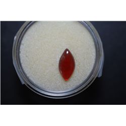 Diamond-Shaped Reddish Orange Gemstone; EST. $10-20