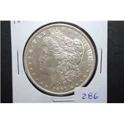 1891 US Silver Morgan $1; EST. $35-45