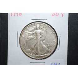 1946 US Walking Liberty Half Dollar; EST. $15-20