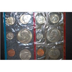 1975 US Mint Coin Set With 1976 US Washington,  Kennedy & Eisenhower; P&D Mints; UNC; EST. $10-15