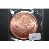 Image 1 : 2011 Copper Round "Silver Morgan Type"; .999 Fine Copper 1 Oz.; EST. $3-6
