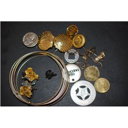 Grab Bag Of Costume Jewelry, Etc.; Lot of 13; EST. $5-10