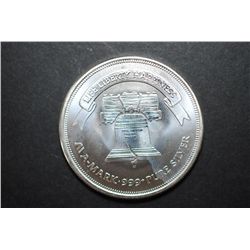 A-Mark Silver Round; 999 Pure Silver 1 Oz.; EST. $40-60