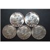 Image 1 : 1965-1969 US Kennedy Half Dollar; Various Conditions; Lot of 5 Consecutive Years; EST. $40-50
